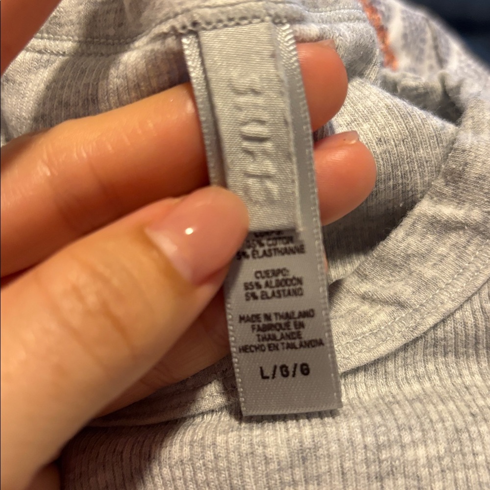 SKIMS Light Gray Ribbed Dress - Picture 4 of 4